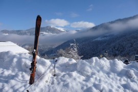 As you ski on pristine Alpine snow