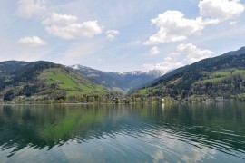 Winter and summer in Zell am See