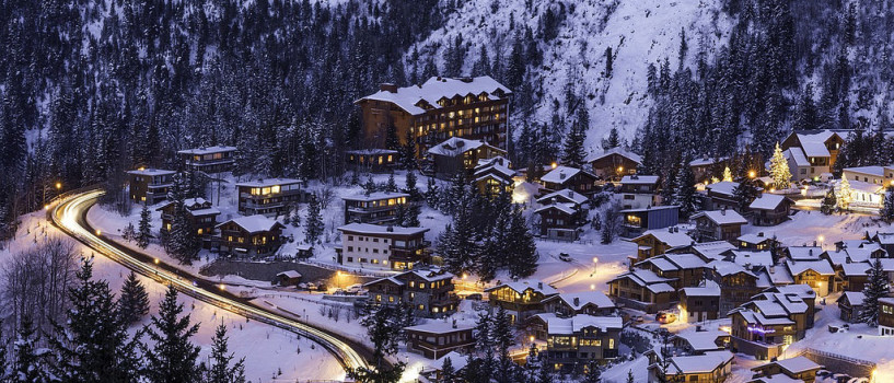 Courchevel, een van de drie pilaren van het grootste skigebied ter wereld