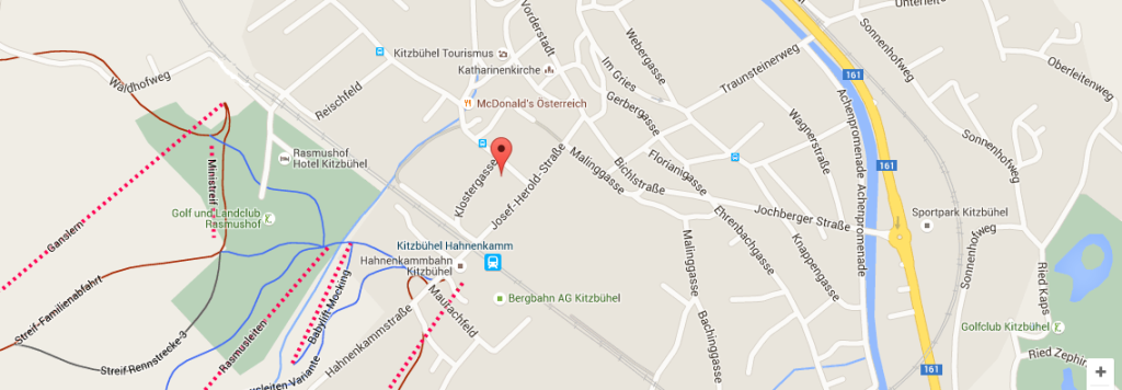 Kitzbühel mapa 2