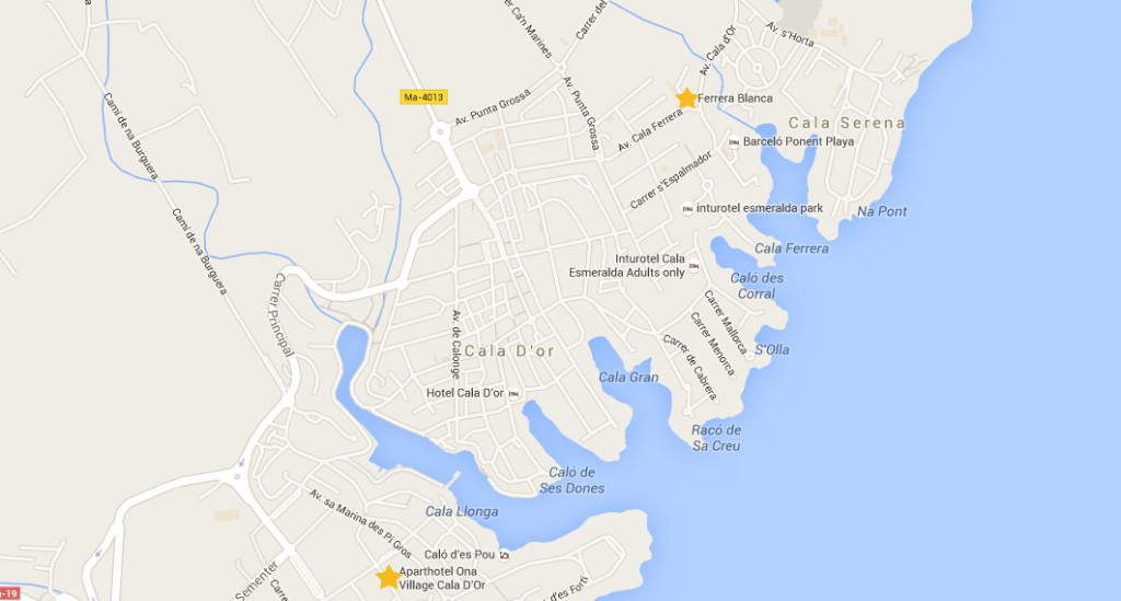 Mapa Cala d'Or 5