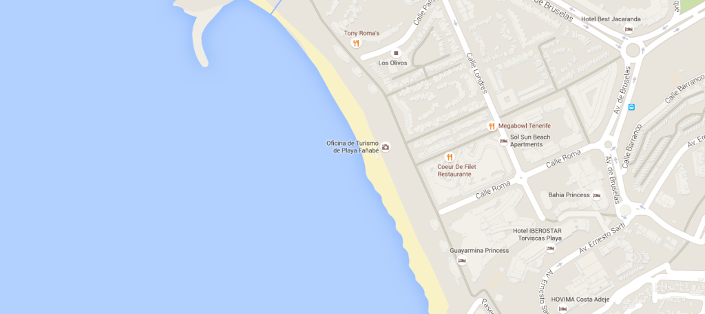 Mapa Costa Adeje 7