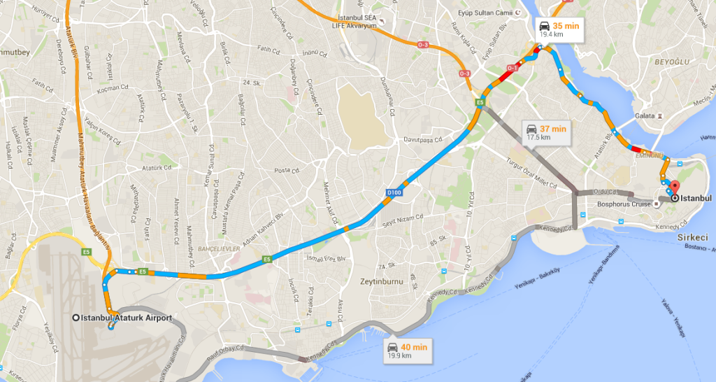 Mapa Estambul 7