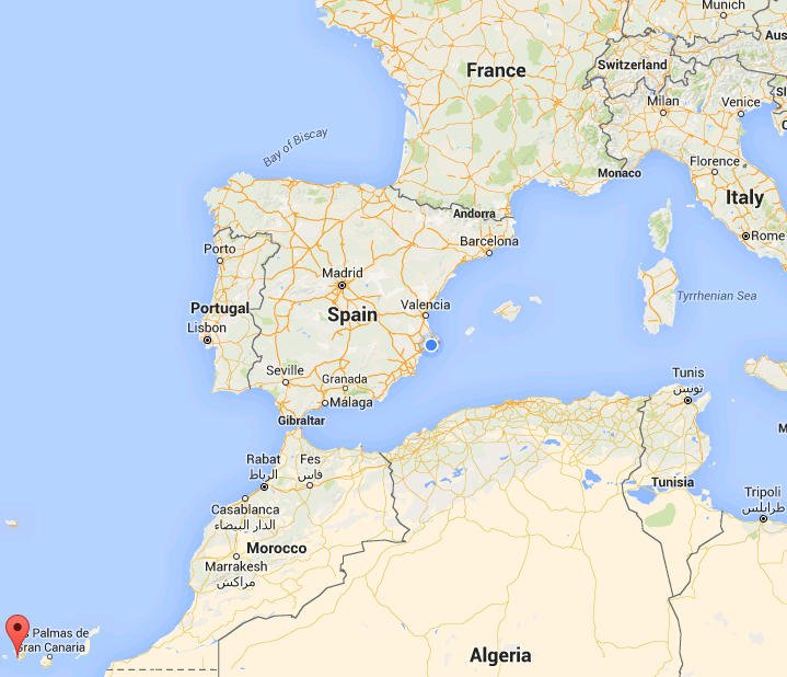 Mapa Playa de las Américas