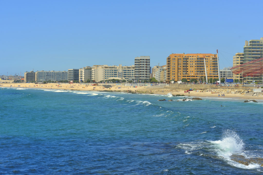 Matosinhos, Porto, urban atlantic beach summer