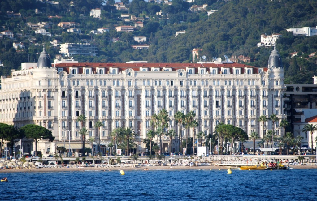 La croisette vue de la mer