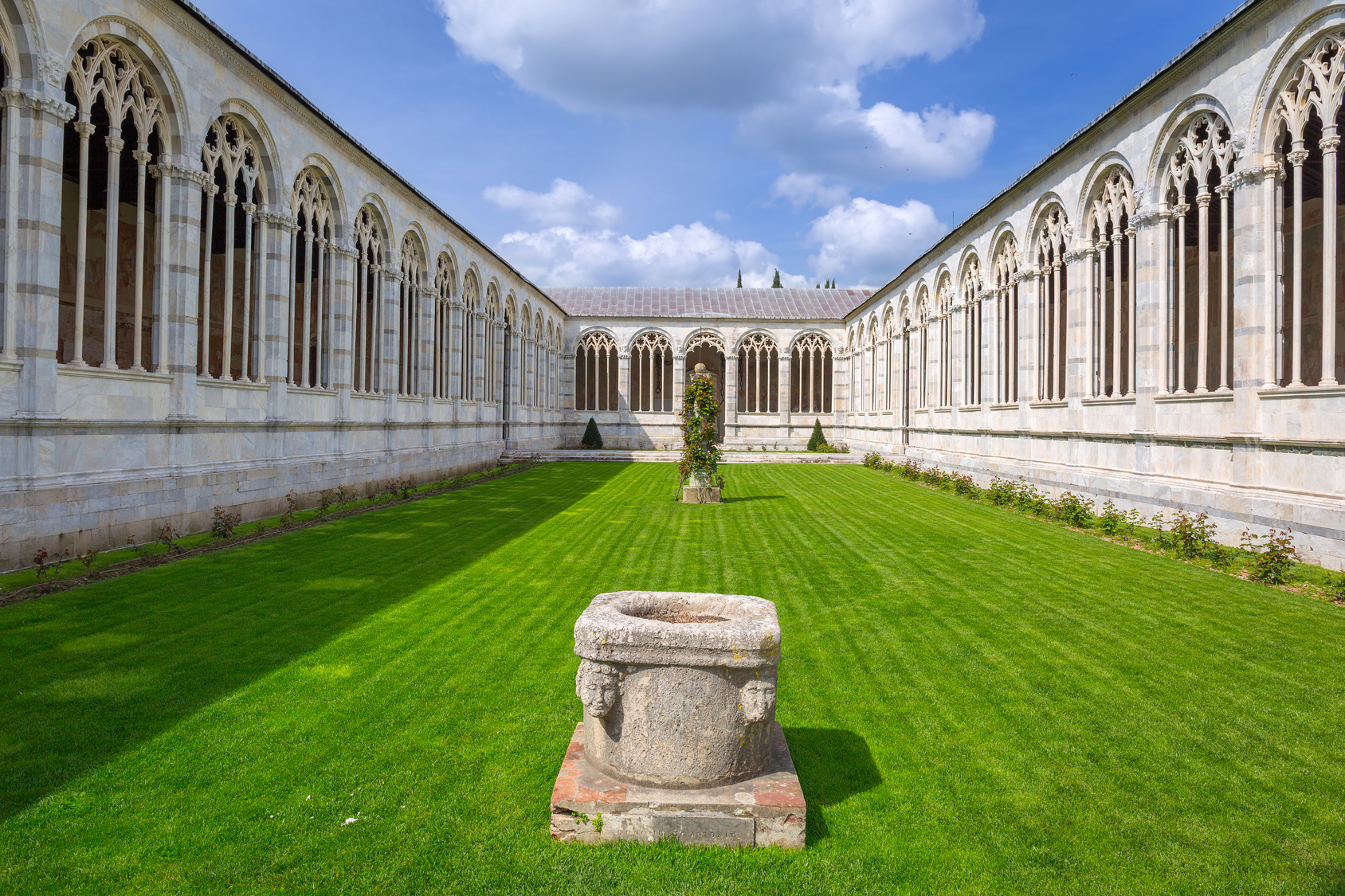 Pisa Cathedral Courtyard