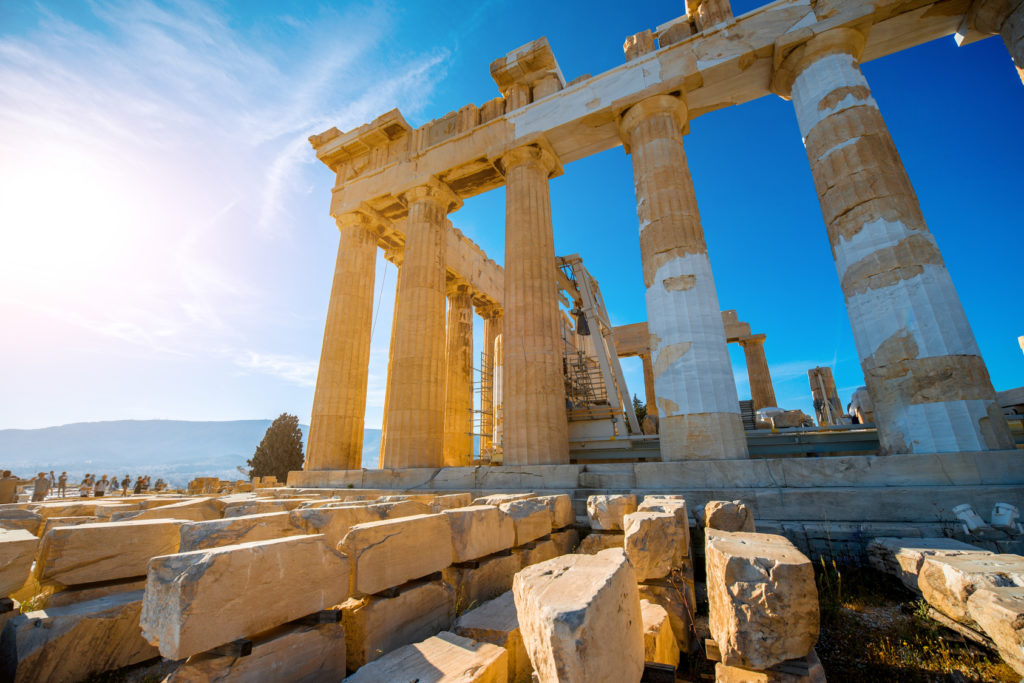 De halve dag excursie naar Athene met de rondrit langs de bezienswaardigheden is een perfecte manier om de belangrijkste monumenten te zien, zoals het Parthenon.