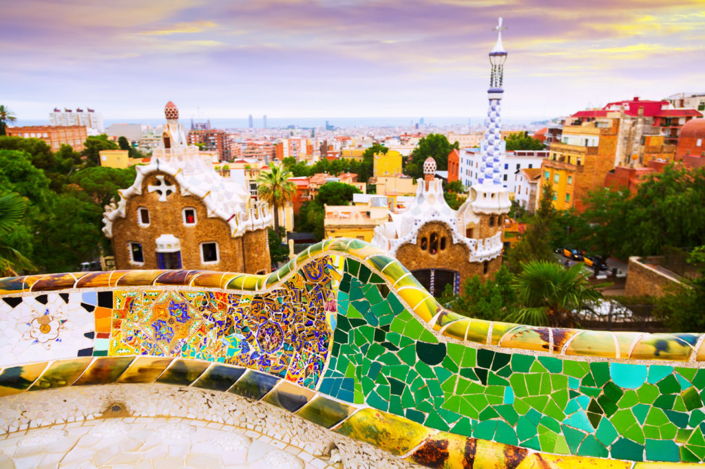 view of Barcelona from Park Guell