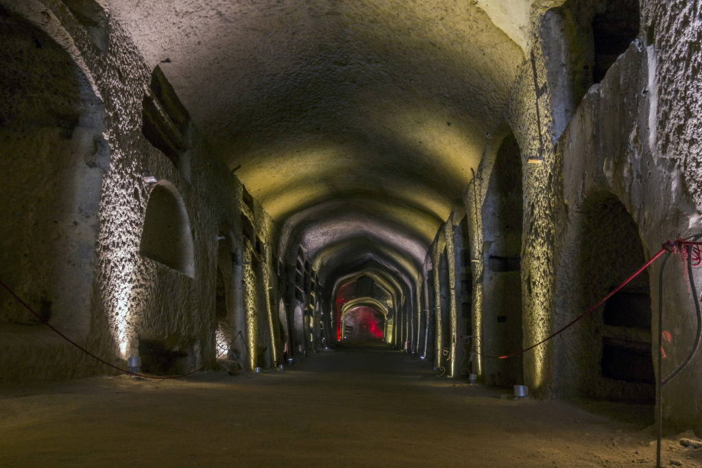 Catacombs of San Gennaro in Naples, Italy