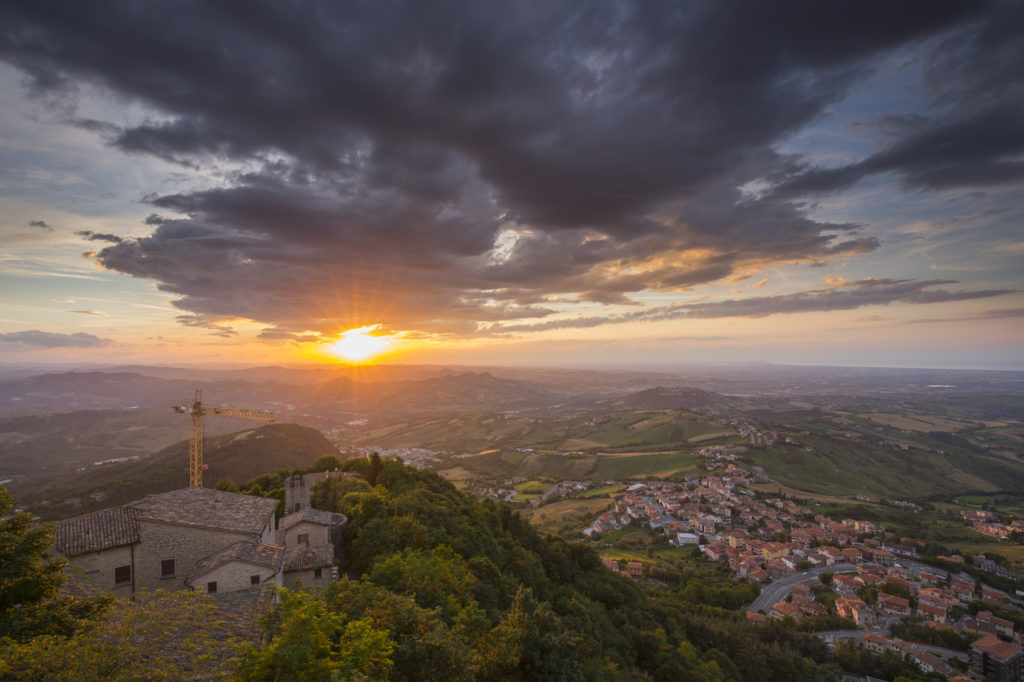 Vistas desde el Monte Titano