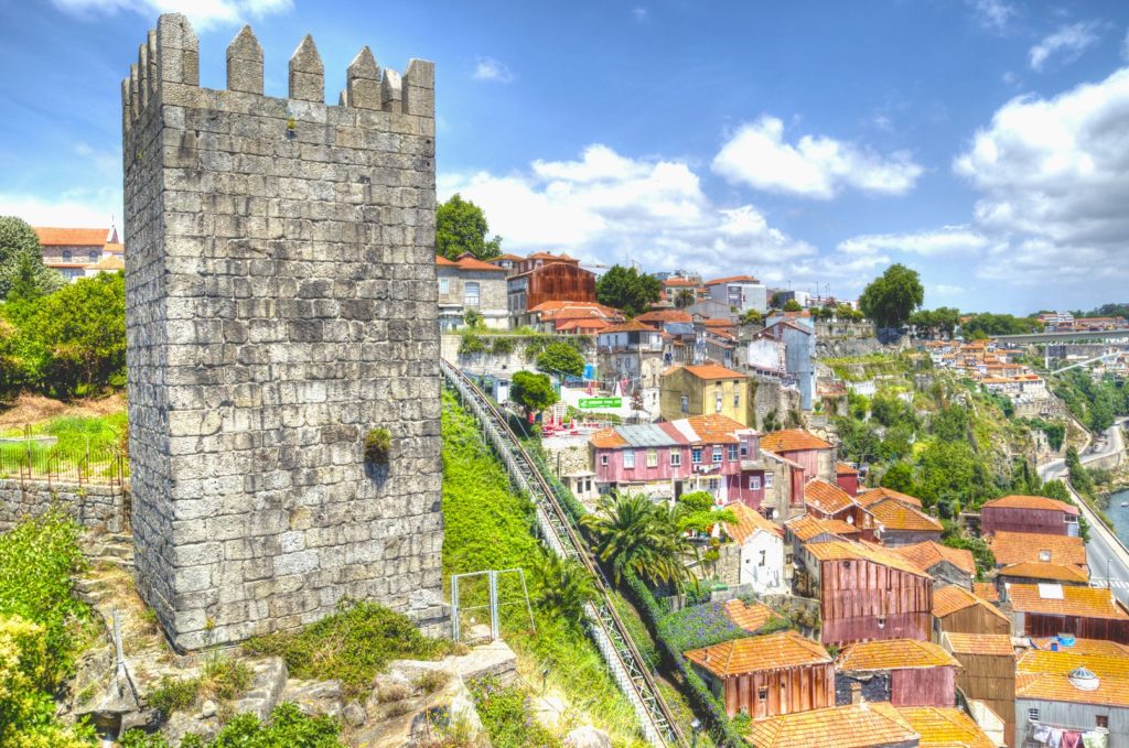 Dom Fernando Wall (Muralha Fernandina), Porto.