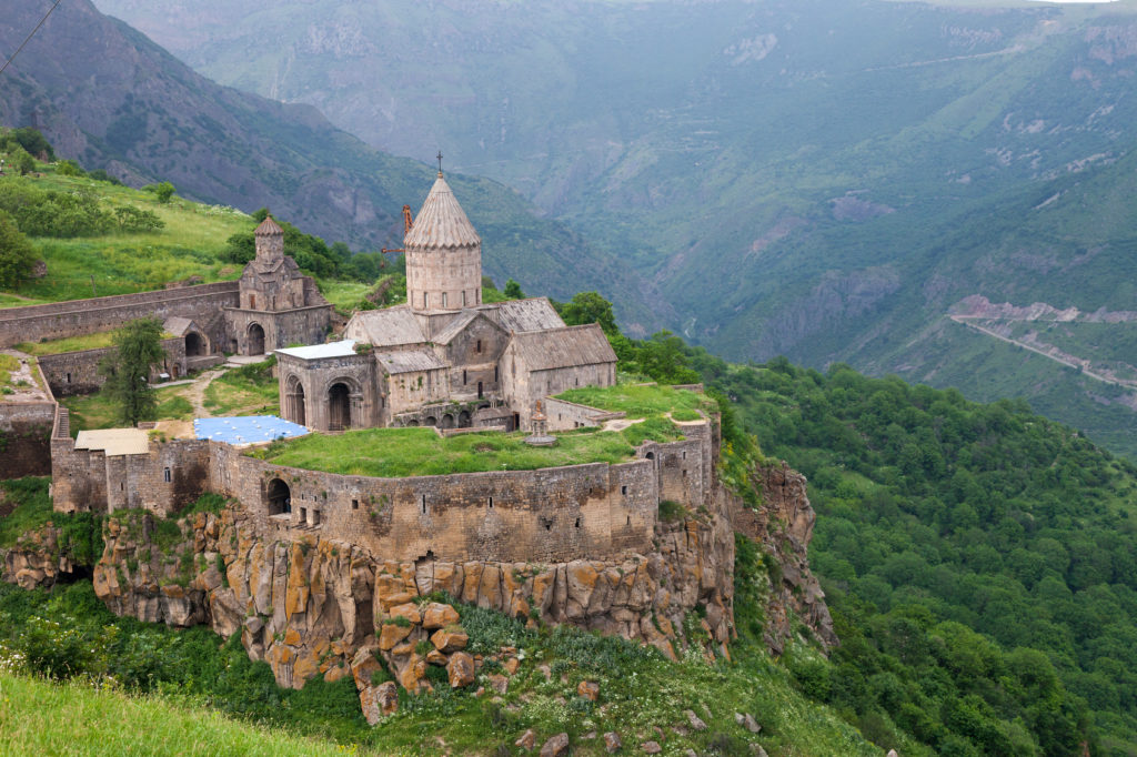 Tatev ancient monastery in Armenia