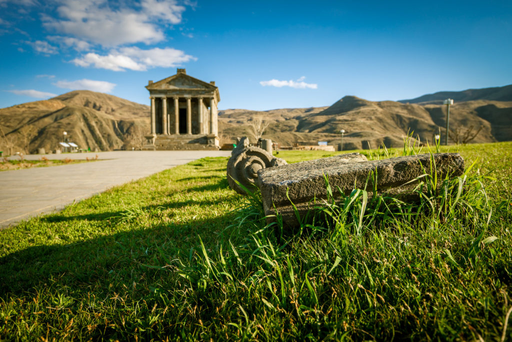 Garni temple, Autumn, Armenia