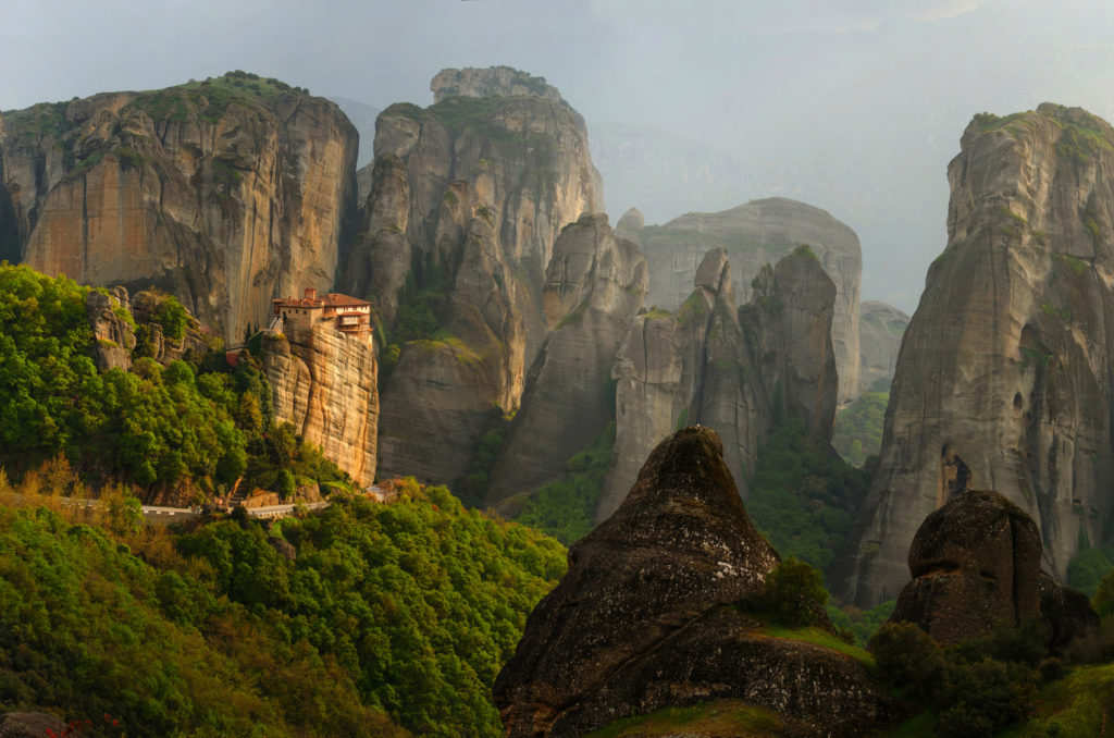 Het klooster van Metéora bevindt zich op een van de meest spectaculaire en unieke rotsformaties in de wereld.