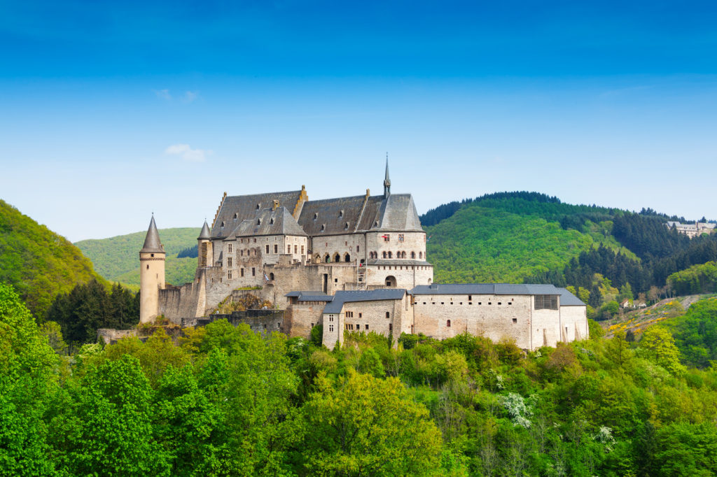 Vianden Luxembourg mountains and forests