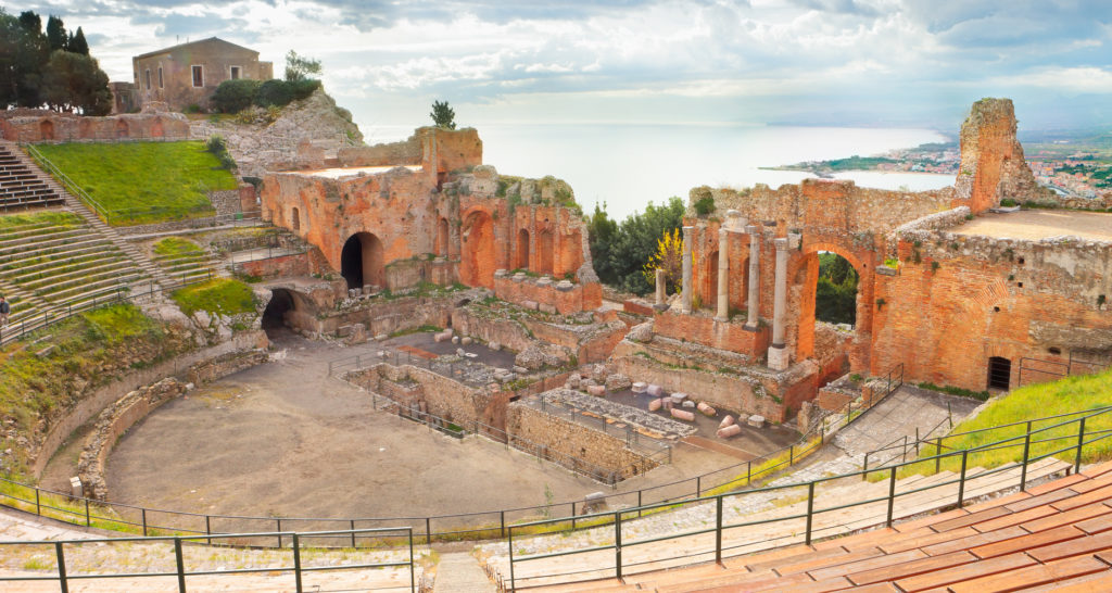 Greek Theater of Taormina, Sicily, Italy