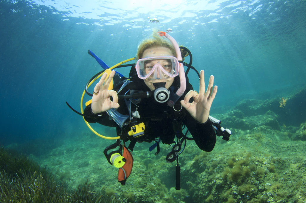scuba diving 