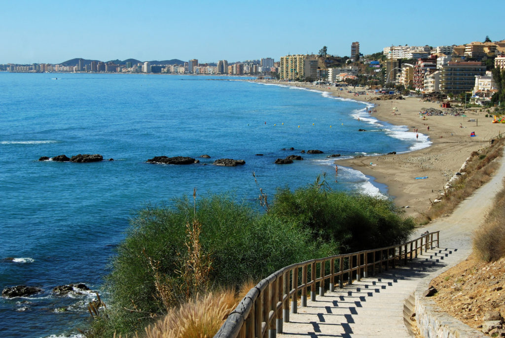 Los Boliches, Fuengirola, playa, costa, mar
