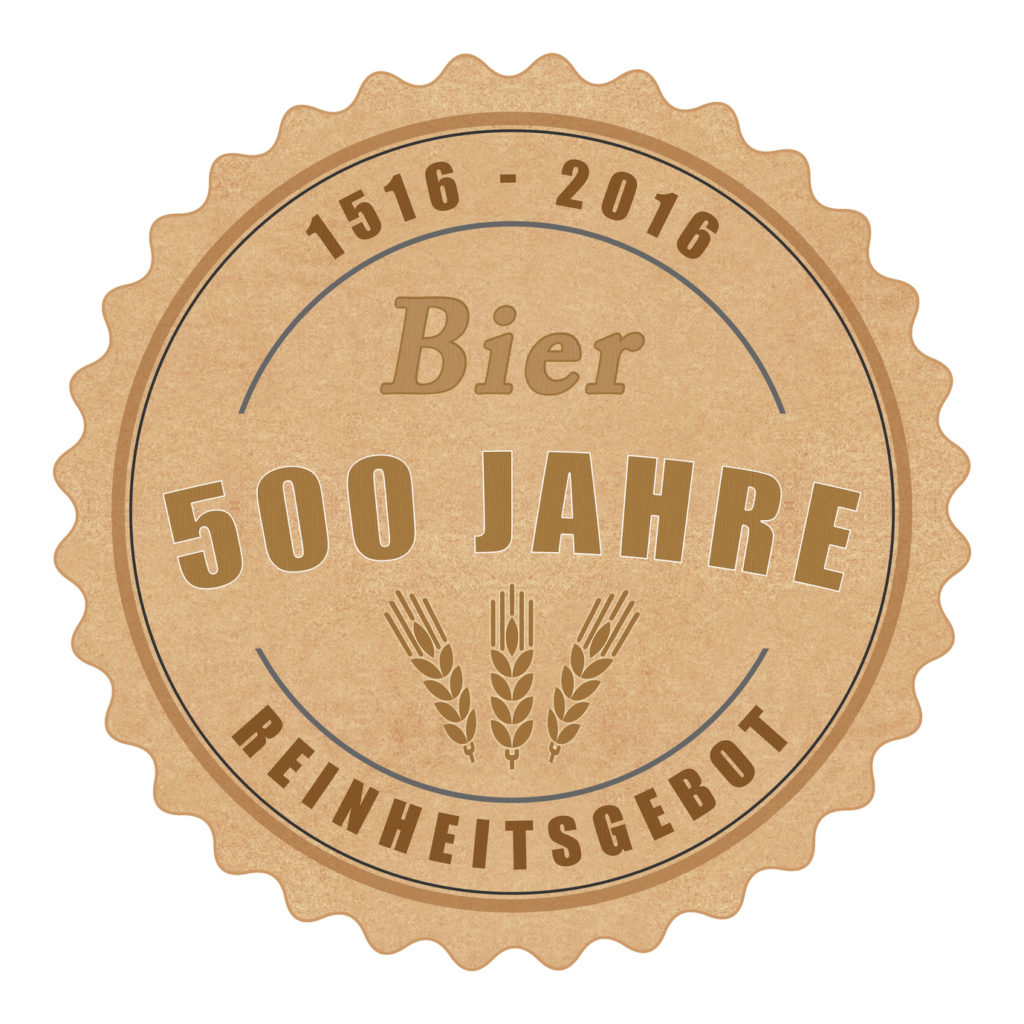 bms1 BeerMatSign je500 JubilumsEtikett 500 Jahre Deutsches Reinheitsgebot - g4447