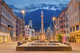 Feinschmecker setzten sich in Innsbruckers Altstadt zu Tisch