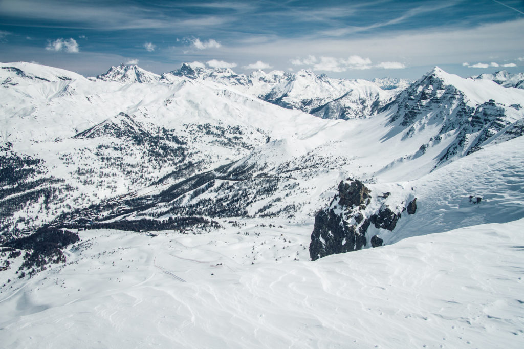 The view from Pic De Chabrieres - the highest point of Risoul/Va