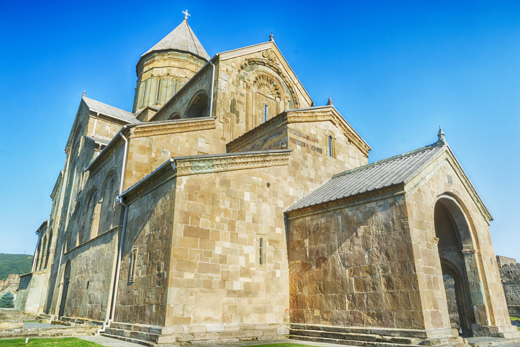 Svetitskhoveli Cathedral is a Georgian Orthodox cathedral in Mtskheta church