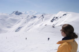 Perfektes Skifahren für Anfänger in Flaine