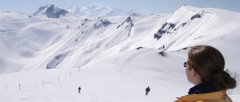 Perfektes Skifahren für Anfänger in Flaine