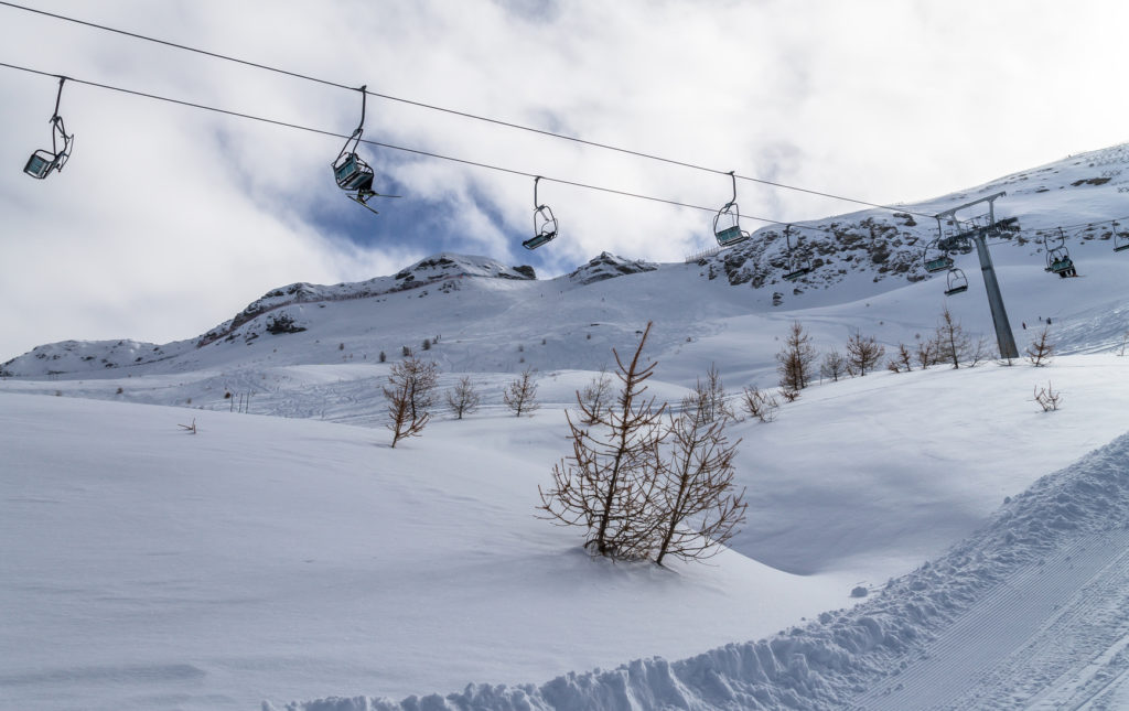 Chairlift in Via Lattea