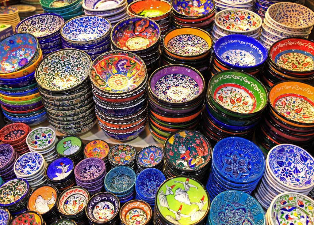 Iznik Pottery - Grand Bazaar, Istanbul, TURKEY