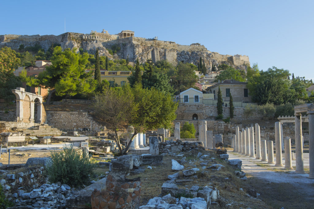 Rmische Agora am Fusse der Akropolis in Athen