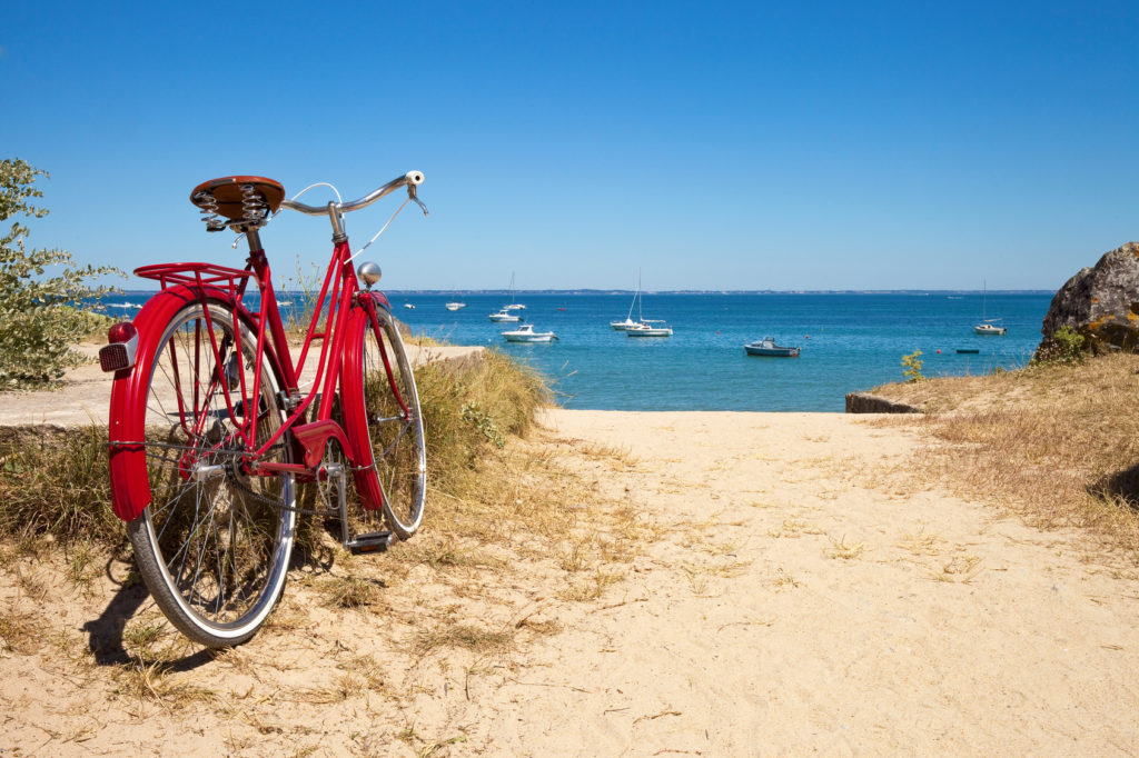 Plage de Noirmoutier et ses vlos