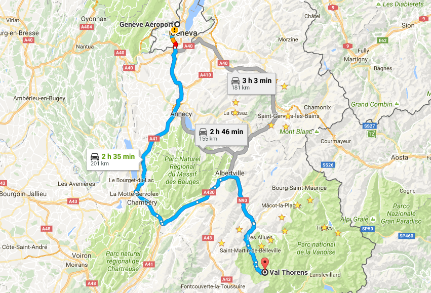 Val Thorens 4 OffPiste Itineraries for