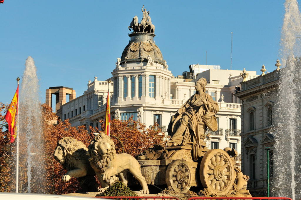 Calle Gran Vía Madrid España