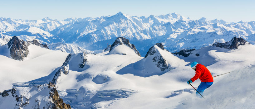 Ganzjährige Ski-Thrills auf dem Les Deux Alpes Gletscher