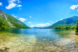 Der See Bohinj- ein Paradies für Naturliebhaber