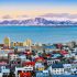 Reisefreudige Kinder in Reykjavik