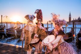 Disfruta del carnaval más singular y bello del mundo en Venecia