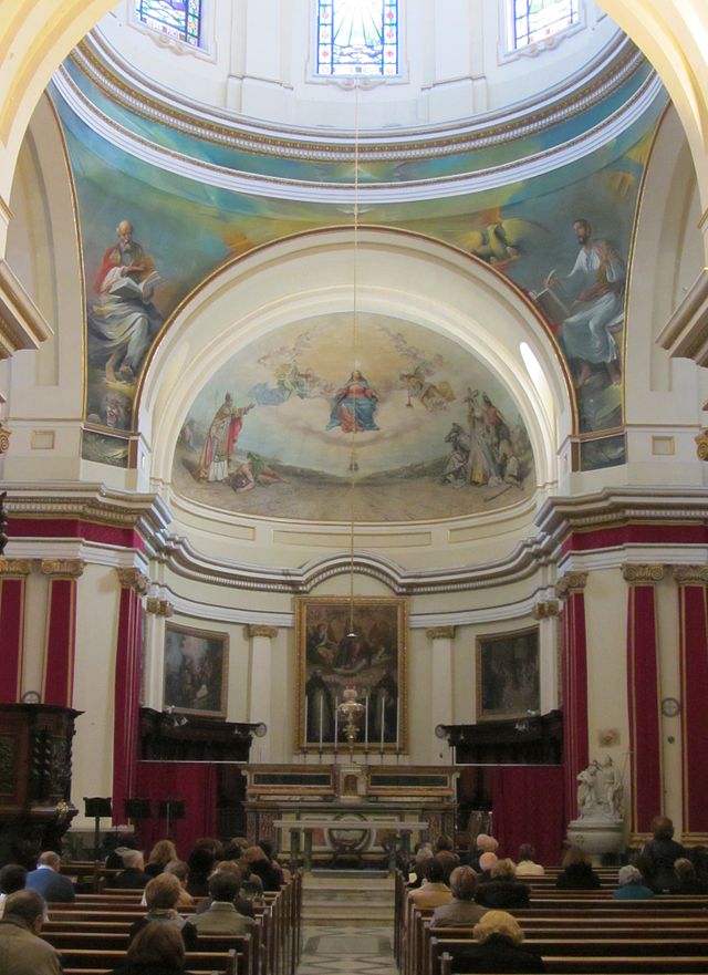 Stella Maris Church Sliema Interior.JPG
